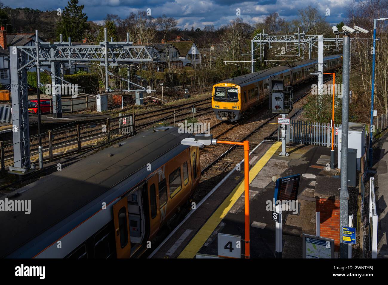ferrovia elettrica midlands occidentali inghilterra regno unito Foto Stock