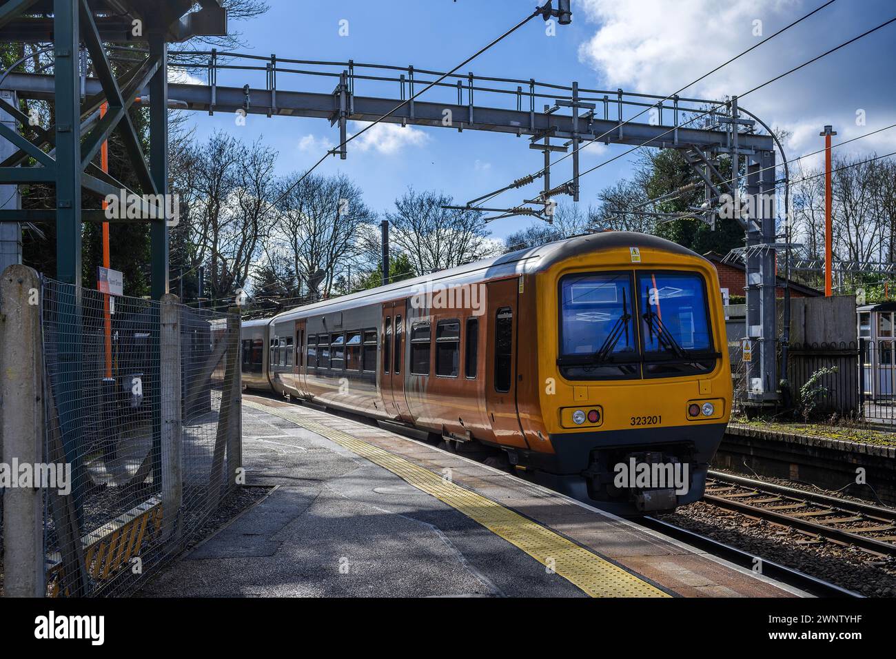 ferrovia elettrica midlands occidentali inghilterra regno unito Foto Stock
