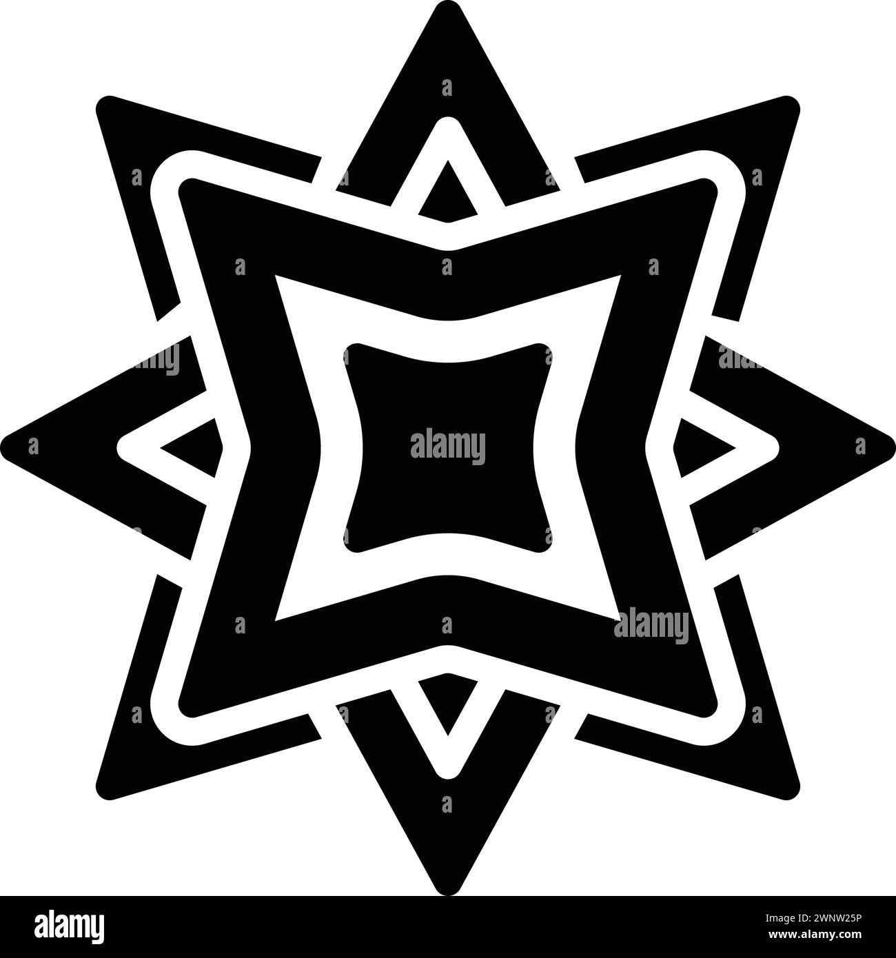 Icona per l'arte, il mestiere Illustrazione Vettoriale