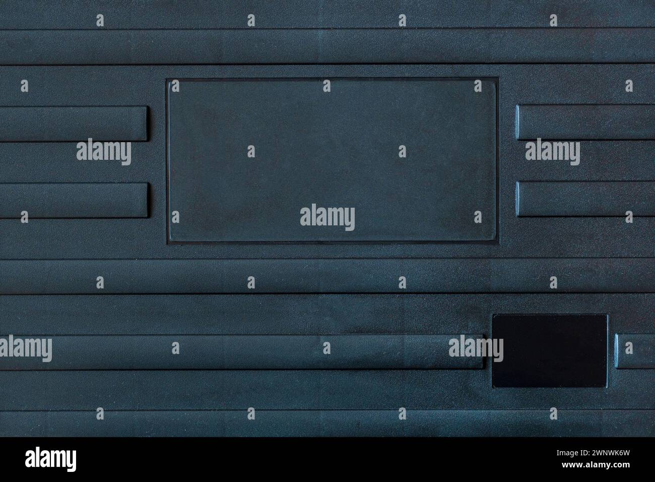 Sfondo tecnico scuro. Tessuto plastico tecnologico. Grunge. Texture of industrial.Copy space Foto Stock