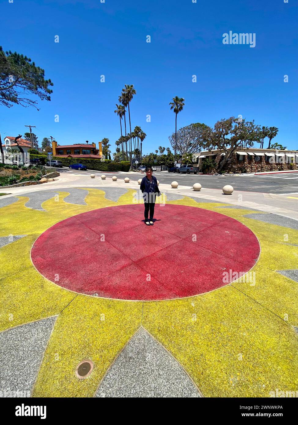 Solana Beach: Ecco il sole Foto Stock