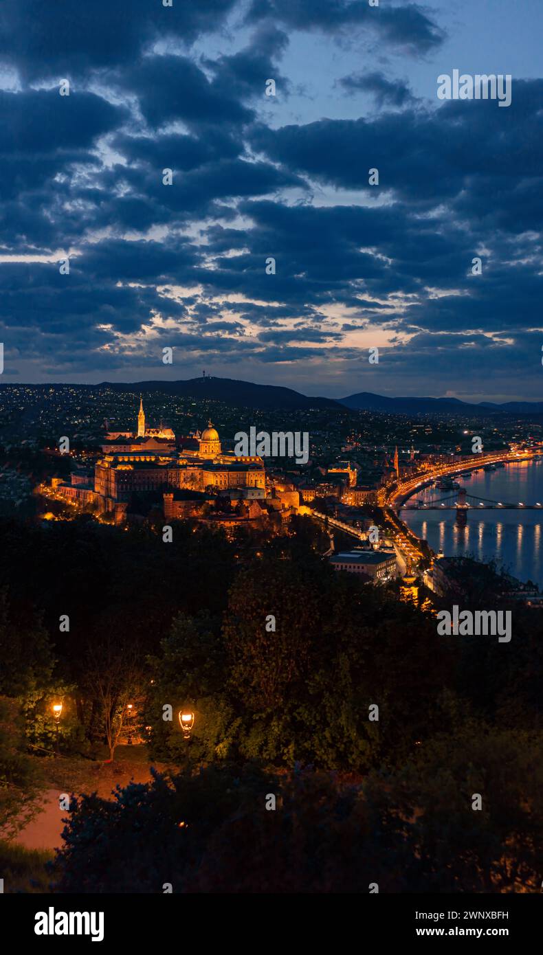 Il panorama di Budapest Foto Stock