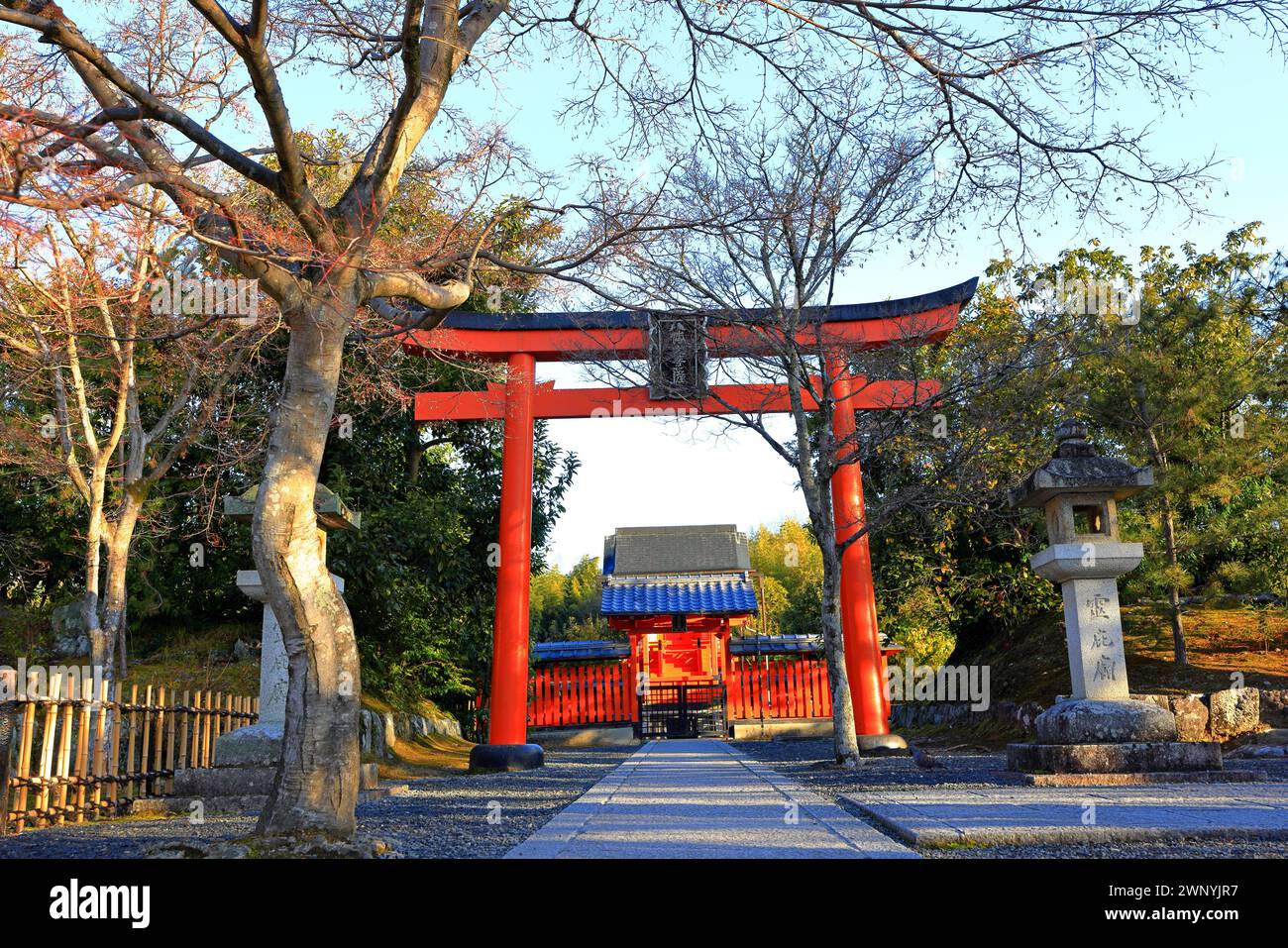 Tenryu-ji, un venerabile tempio Zen ad Arashiyama, Susukinobabacho, Sagatenryuji, Ukyo Ward, Kyoto, Giappone Foto Stock