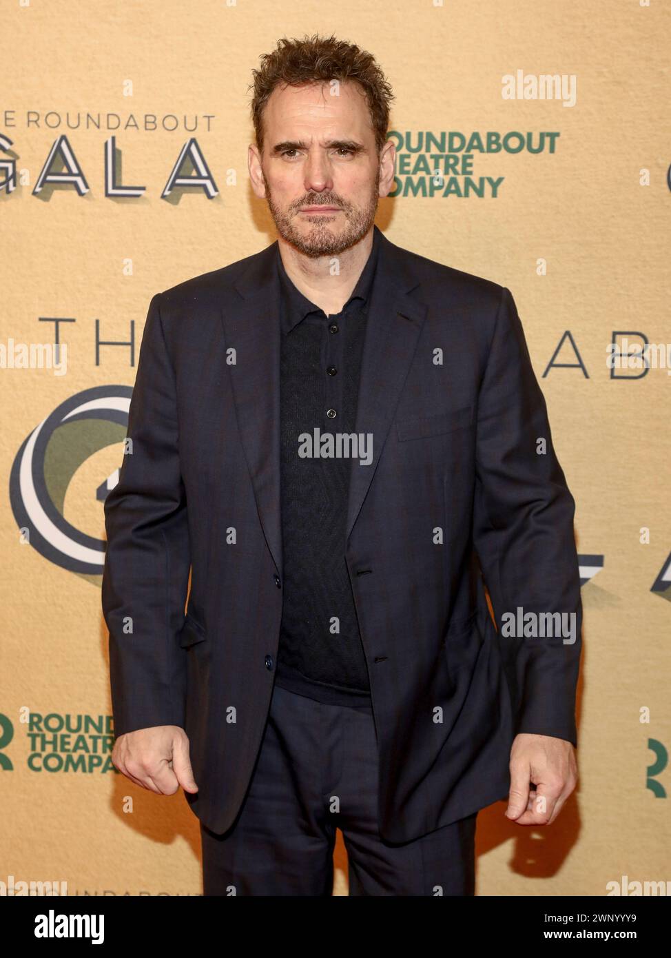 Actor Matt Dillon attends the Roundabout Theatre Company Gala at the Ziegfeld Ballroom on Monday, March, 4, 2024, in New York, (Photo by Andy Kropa/Invision/AP) Foto Stock