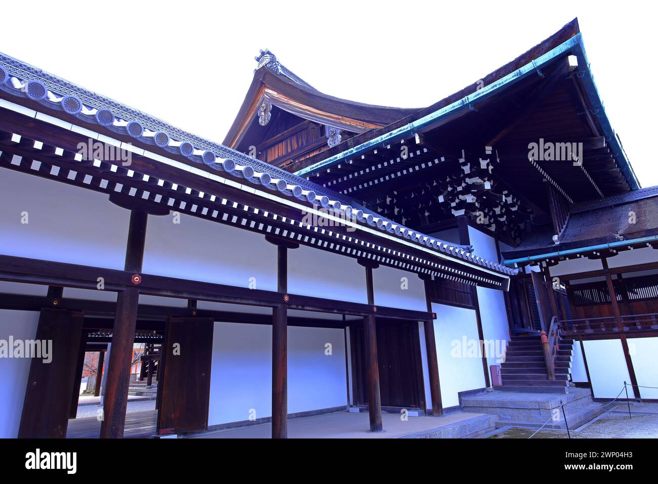 Palazzo Imperiale di Kyoto (Giardino Nazionale di Kyoto Gyoen) ex residenza della famiglia imperiale a Kyotogyoen, Kamigyo Ward, Kyoto, Giappone Foto Stock