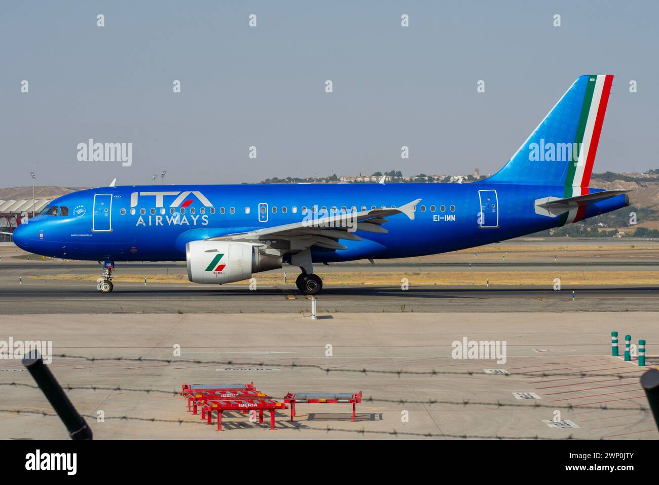 Airbus A319 aereo di linea della compagnia aerea ITA Foto Stock