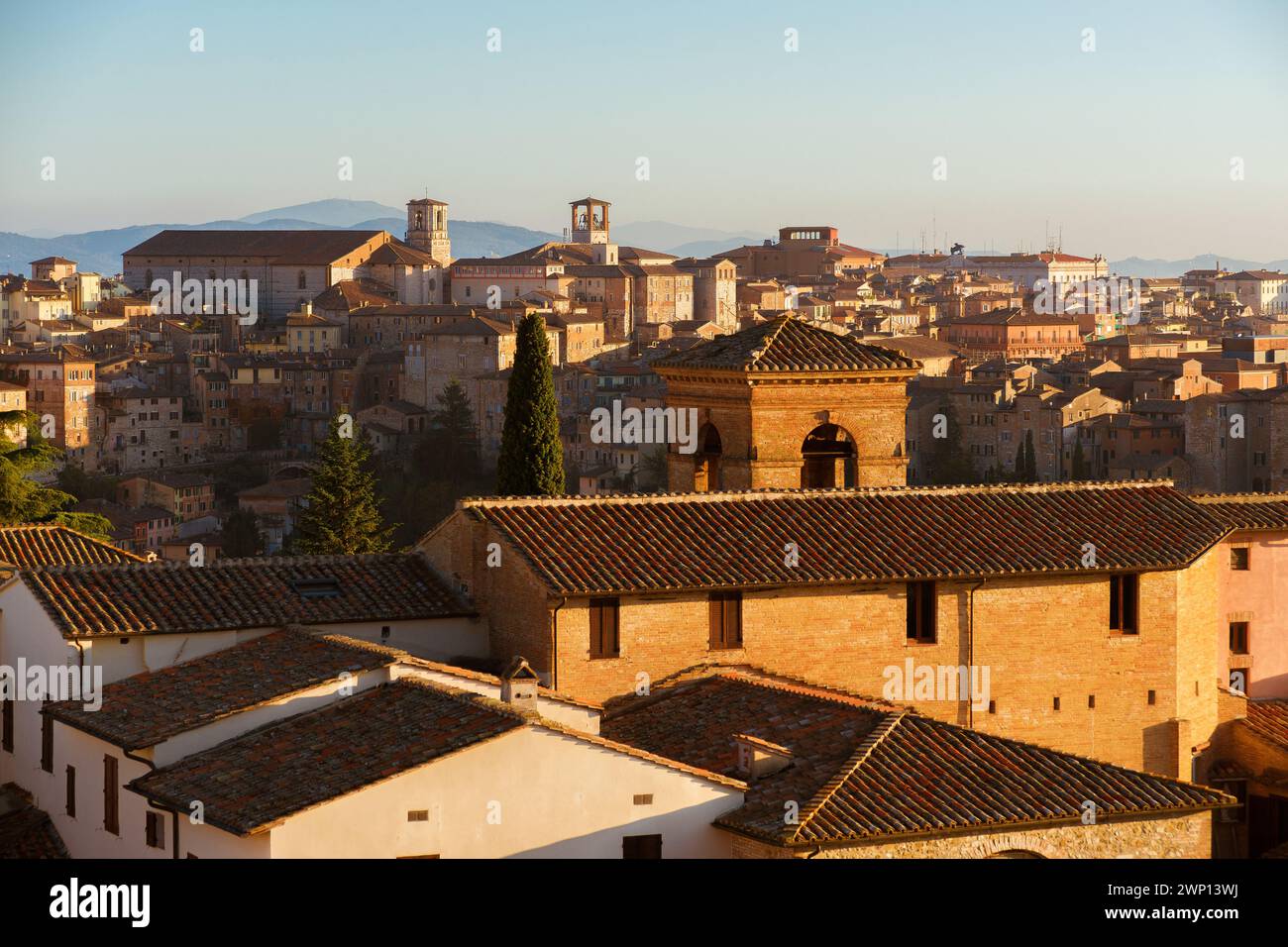 Il centro storico di Perugia Foto Stock
