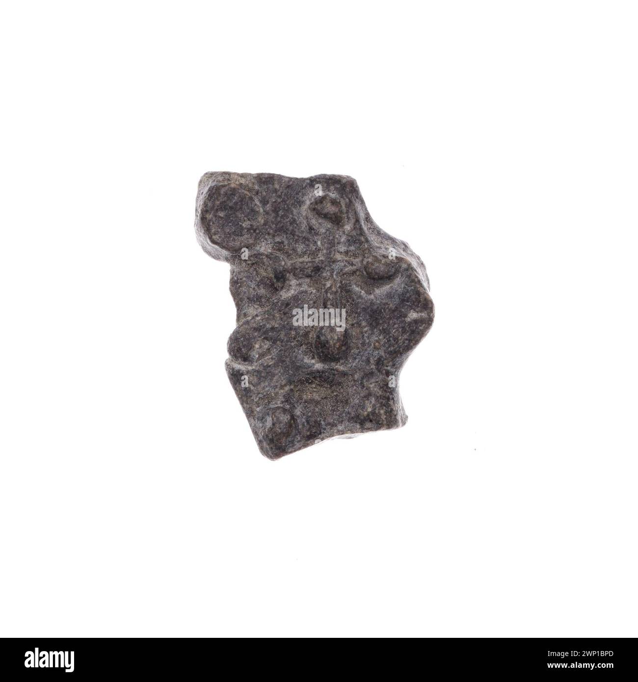 Sigillo Drohiczy dell'XI-XIII secolo utilizzato per gilda, dogane e amministrazione ufficiale, con una croce per scopi di autenticazione. Foto Stock