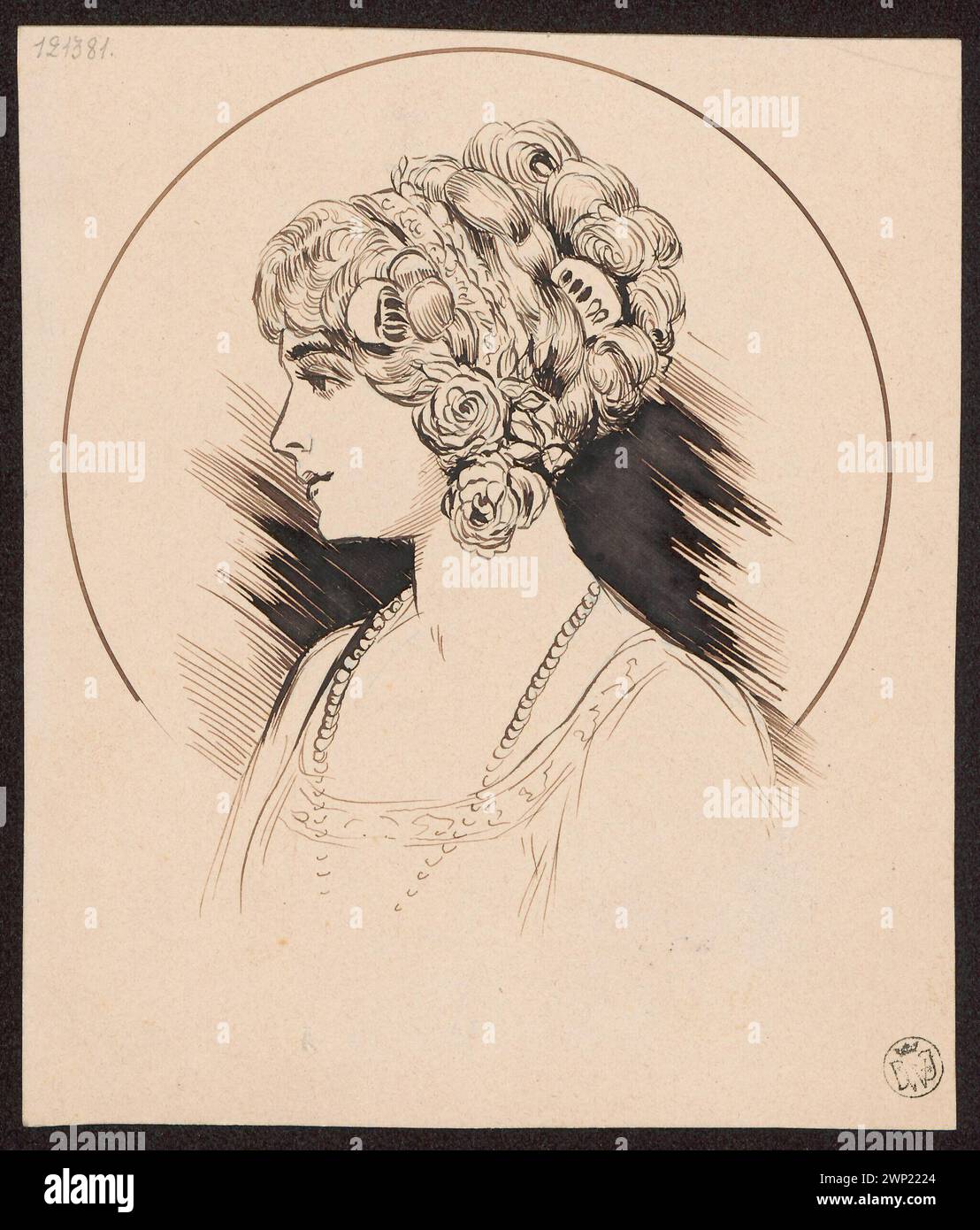 Acconciature da donna con questi vari; Jankowski, Czes Aw Borys (1862-1941); circa 1910 (1905-00-00-1915-00-00); acconciature da donna, moda Foto Stock