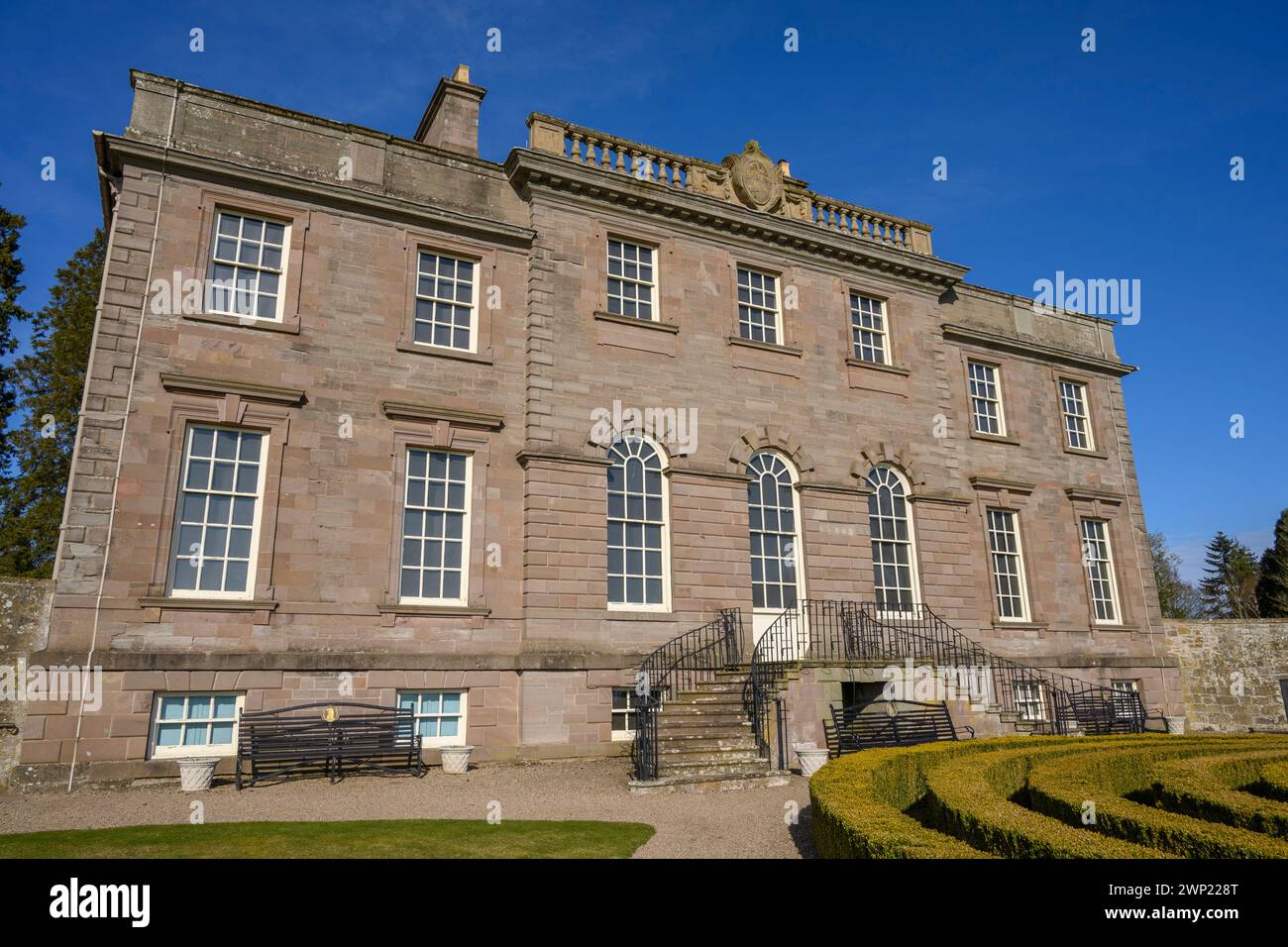 Casa di Dun vicino a Montrose, Angus, Scozia, Regno Unito Foto Stock