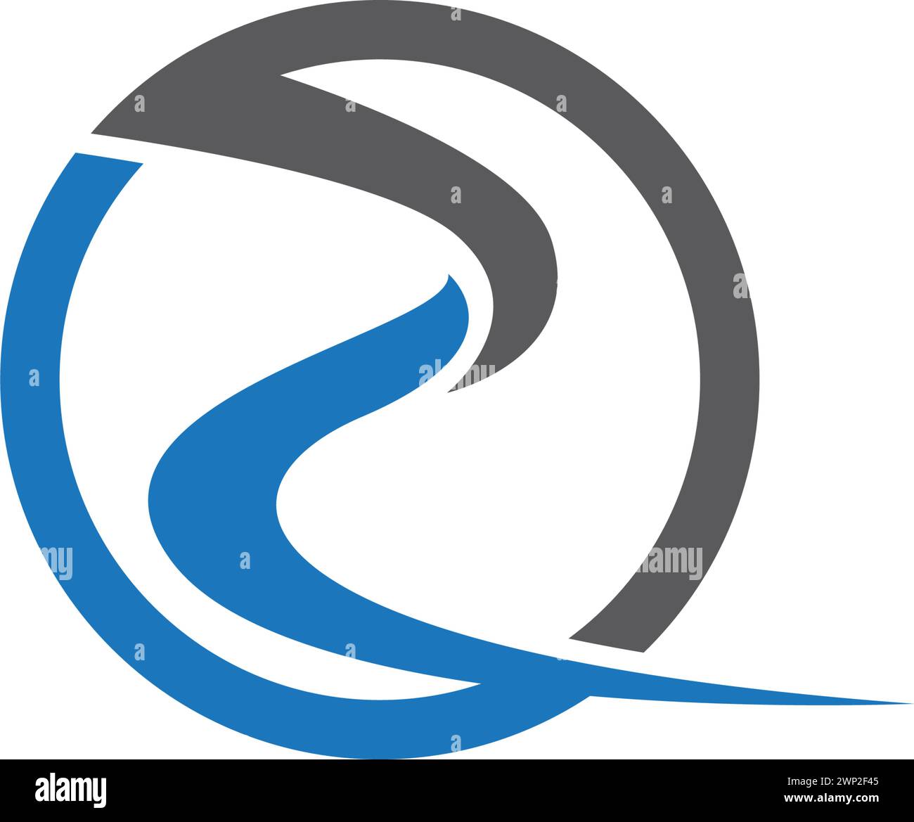 R Lettera Logo aziendale Modello icona Vettore Illustrazione Vettoriale