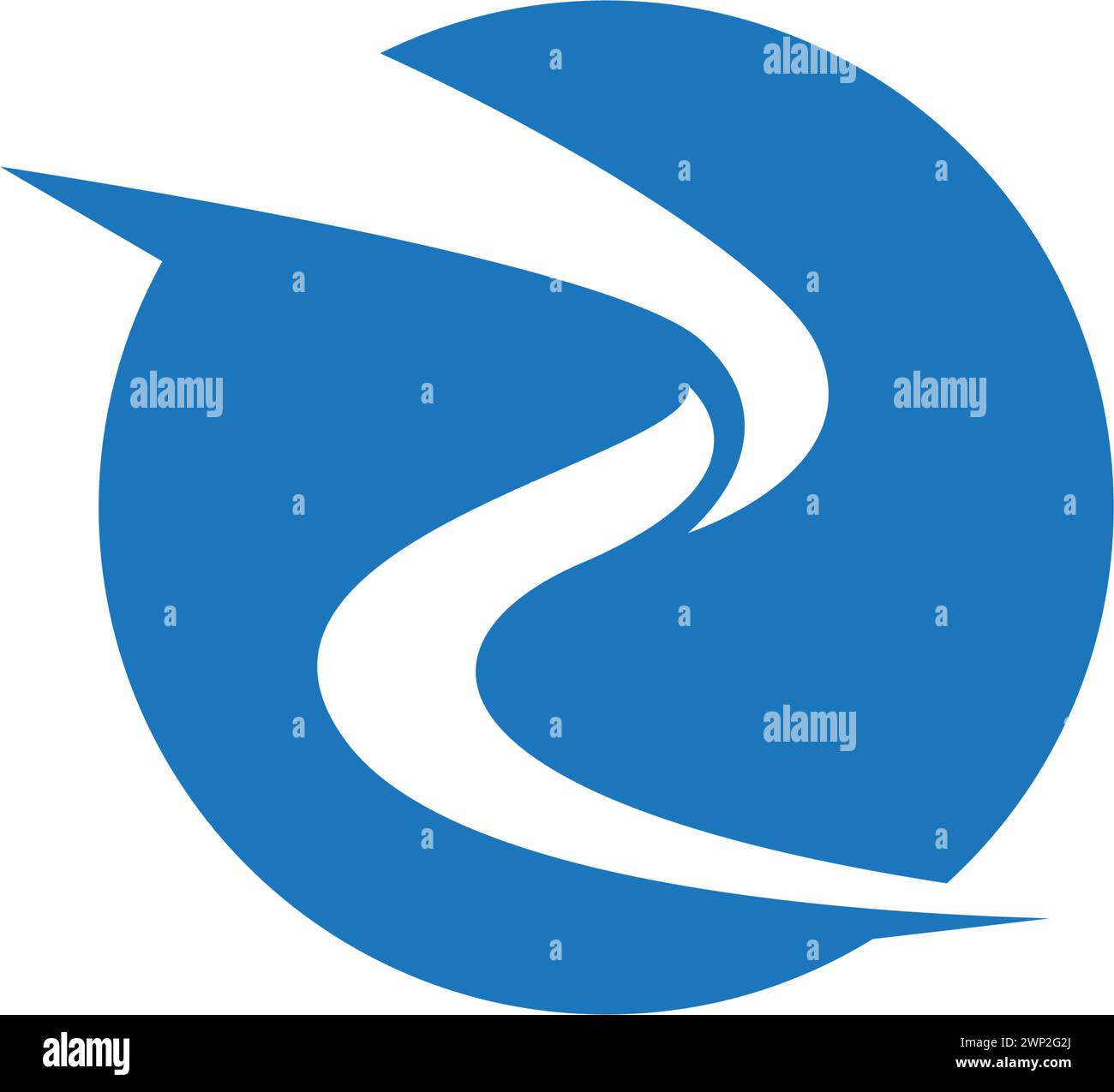 R Lettera Logo aziendale Modello icona Vettore Illustrazione Vettoriale