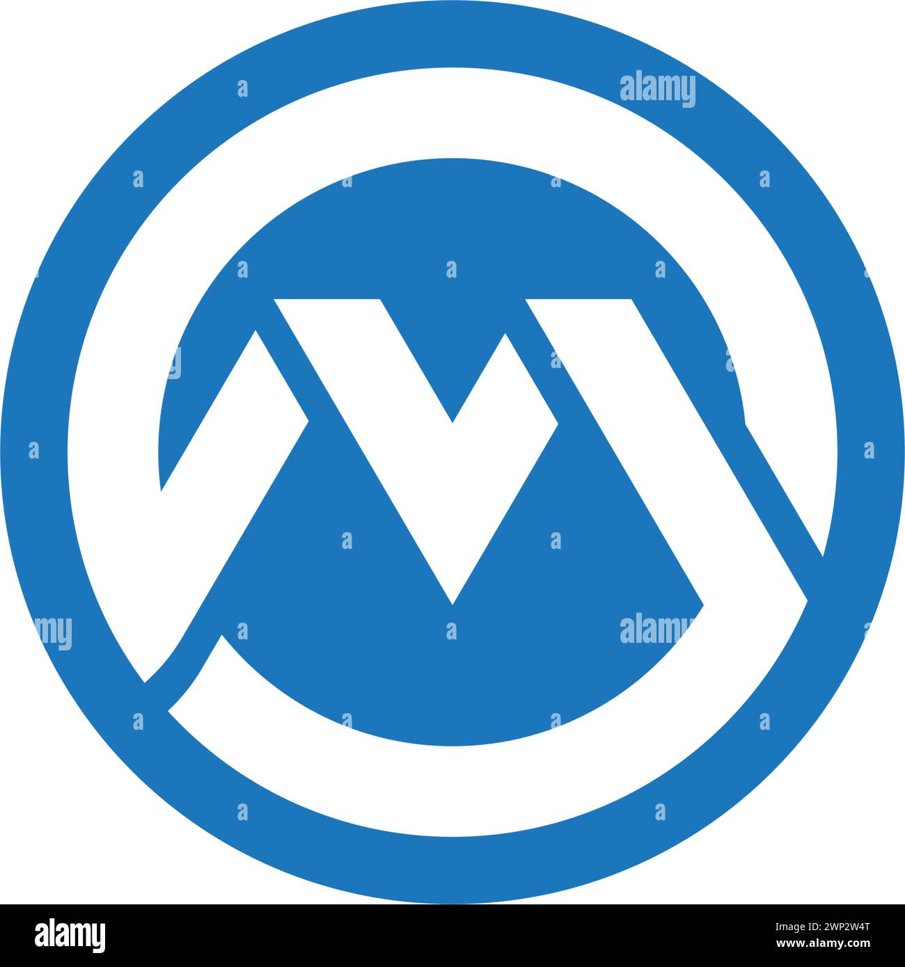 M Lettera Logo aziendale Modello icona Vettore Illustrazione Vettoriale