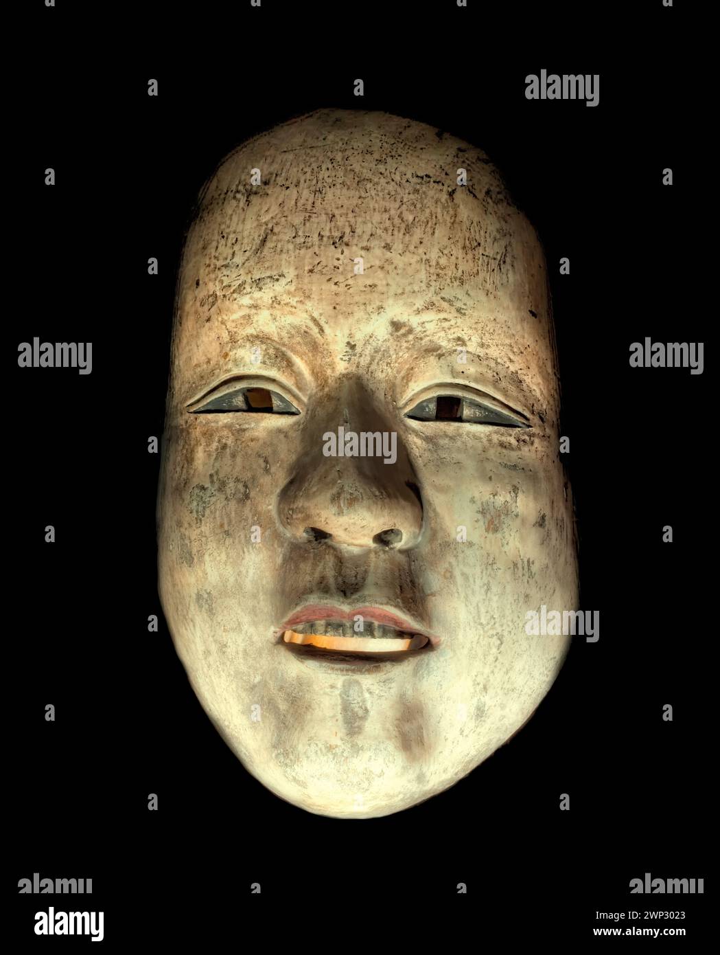 Naki-ZOH, Fushikizoh, una vecchia maschera tradizionale del Teatro giapponese Noh Foto Stock
