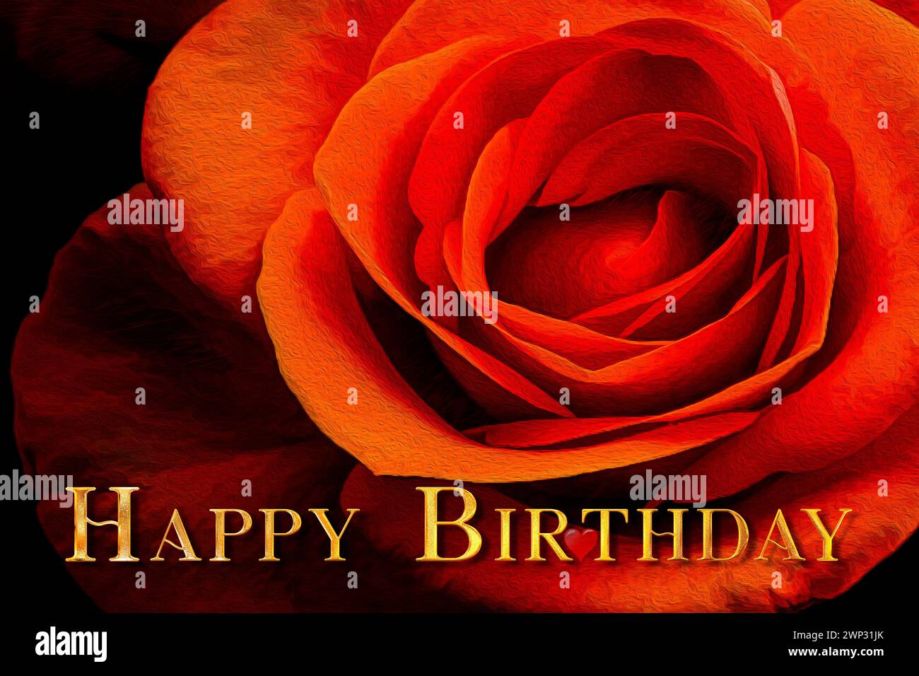 DESIGN BIGLIETTI DI COMPLEANNO: Buon compleanno © Edmund Nagele FRPS Foto Stock
