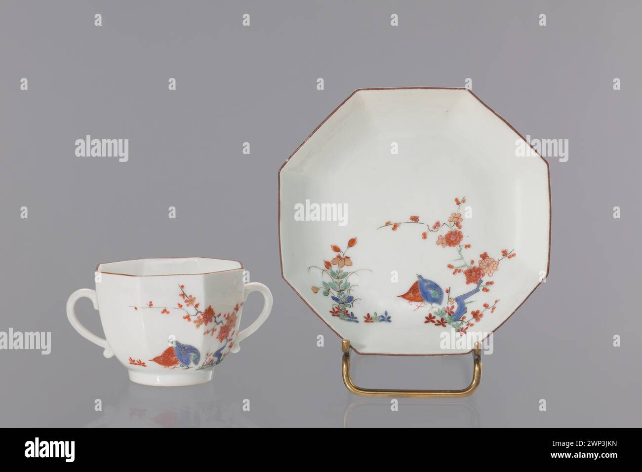 Piattino, filiale Koenigliche Porcellain Fabrique, Meissen (1710-1763); 1725-1735 (1725-00-00-1735-00-00); Foto Stock