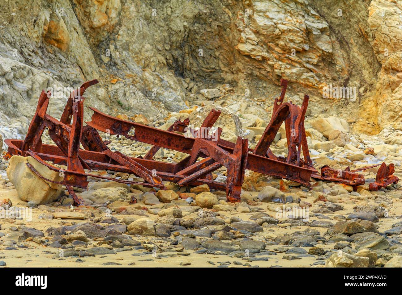 Spiagge sabbiose sull'isola di Rab nella città di Croazia Lopar Foto Stock