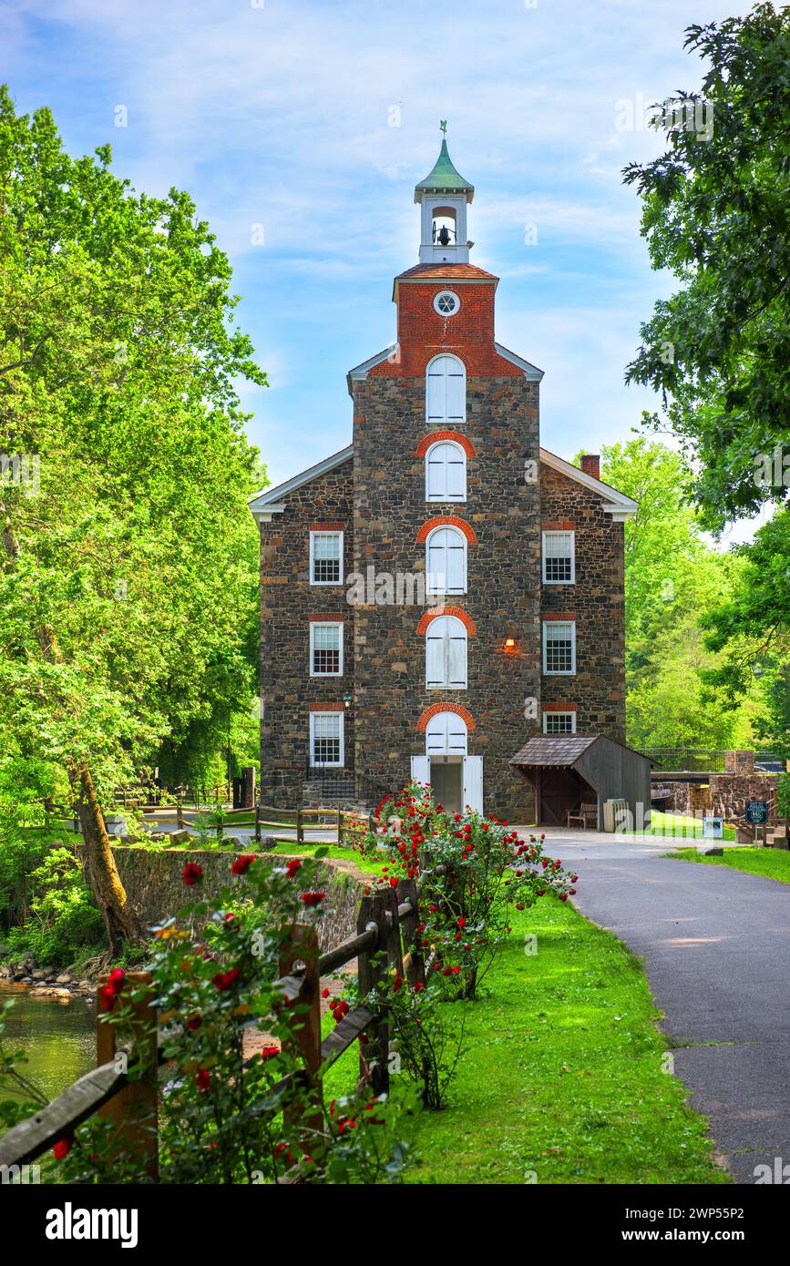 KENNETT SQUARE, PENNSYLVANIA, USA - 10 GIUGNO 2016: Giardini botanici Longwood Gardens. Foto Stock