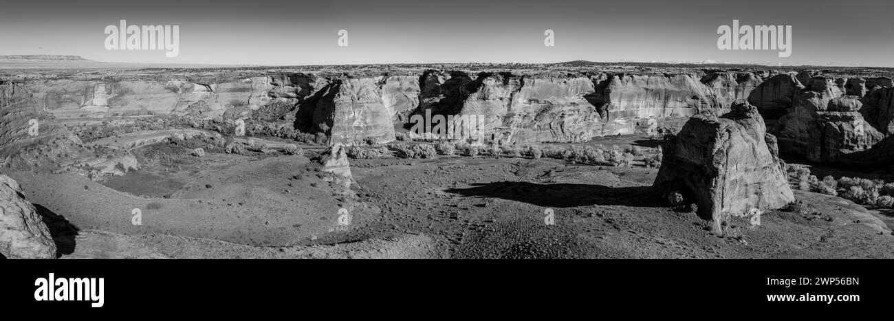 Monumento nazionale Majestic Canyon de Chelly, Chinle, Arizona, Stati Uniti Foto Stock