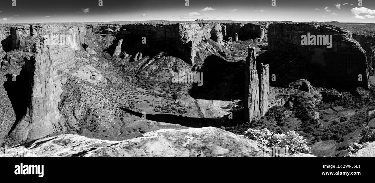 Monumento nazionale Majestic Canyon de Chelly, Chinle, Arizona, Stati Uniti Foto Stock