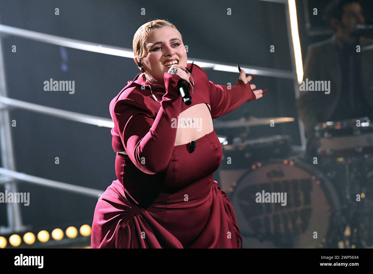 Milano, Italia. 5 marzo 2024. Milano, programma TV "Stasera c'è Cattelan" - Rai 2 - Bigmama Credit: Independent Photo Agency/Alamy Live News Foto Stock