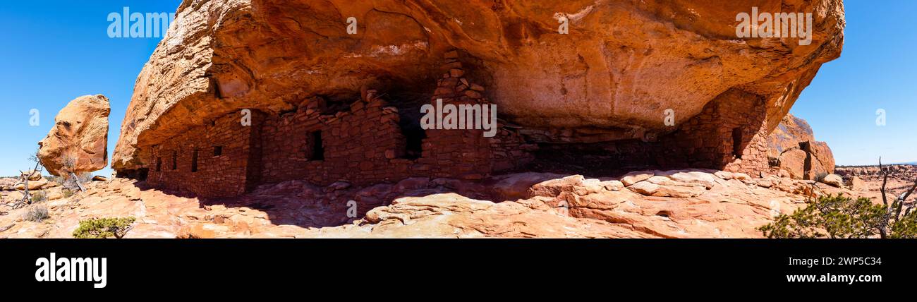 La Cittadella, una rovina Anasazi su Cedar Mesa, Utah, USA Foto Stock