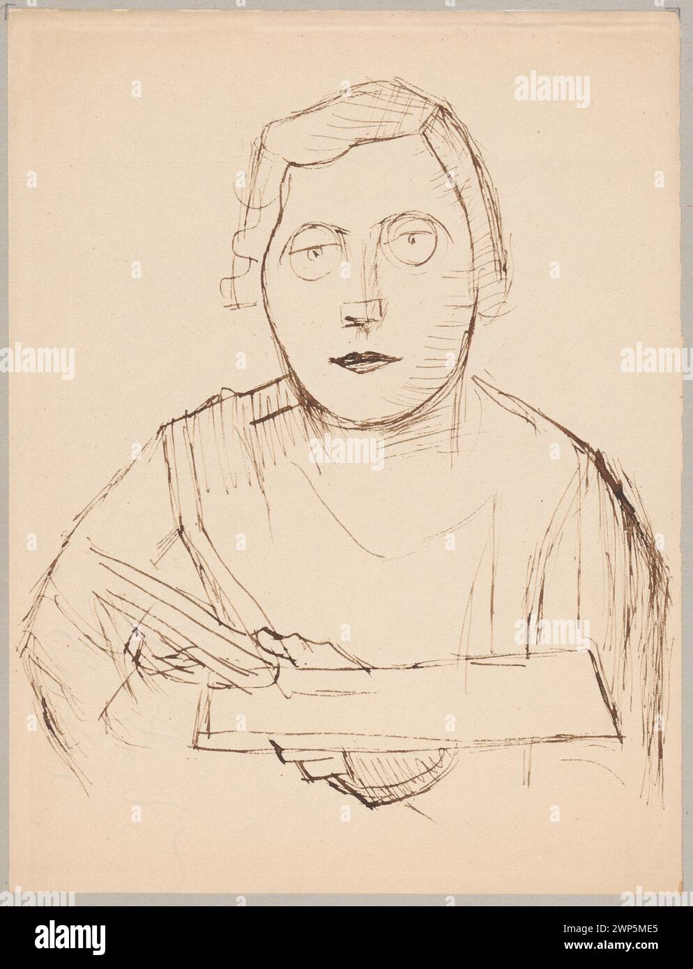 Studio ritrattistica femminile; Makowski, Tadeusz (1882-1932); circa 1932 (1928-00-00-1937-00-00); ritratti femminili, studi della testa, acquisto (provenienza) Foto Stock