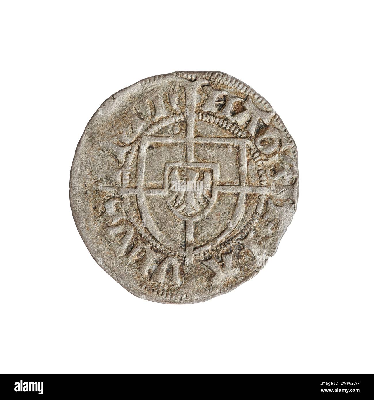 Illustrazione dello scià della Croce associato a Pawe von Russdorf, Gran Maestro dell'ordine Teutonico dal 1425 al 1441. Foto Stock