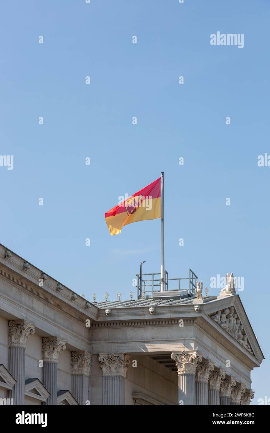 Vienna, Austria - 19 giugno 2023: Palazzo del Parlamento austriaco Foto Stock