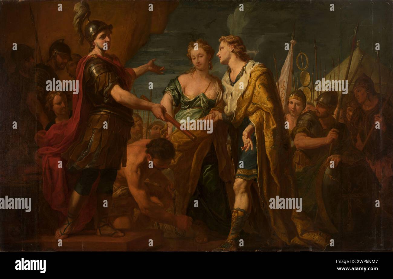Scypion (leader romano), pittura italiana, scene figurative, scene storiche, scene con più pietre Foto Stock