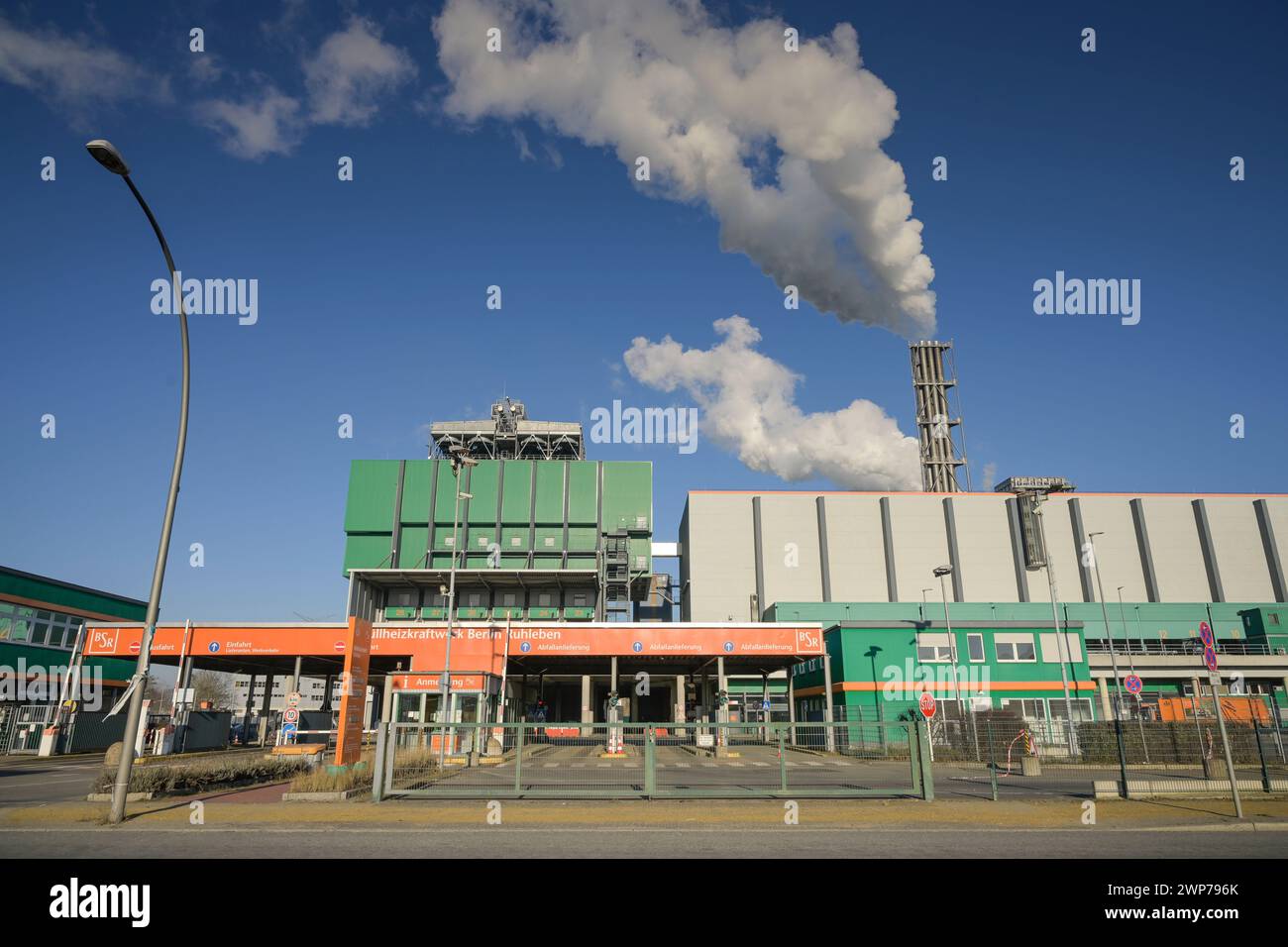 Müllheizkraftwerk Der Bsr, Freiheit, Ruhleben, Spandau, Berlin, Deutschland Foto Stock