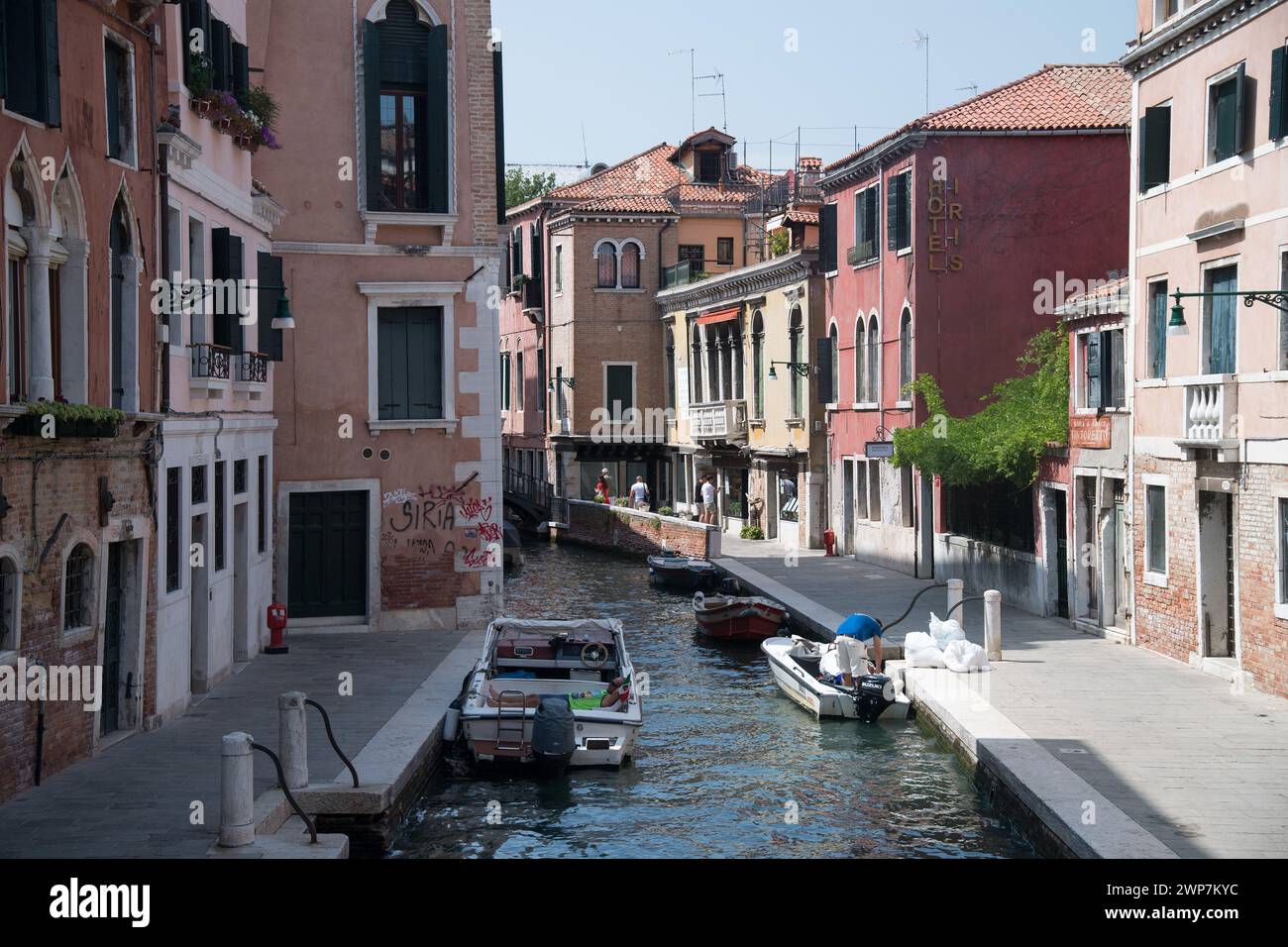 Rio de la Frescada a San Polo sestiere nel centro storico di Venezia, Veneto, Italia © Wojciech Strozyk / Alamy Stock Photo Foto Stock