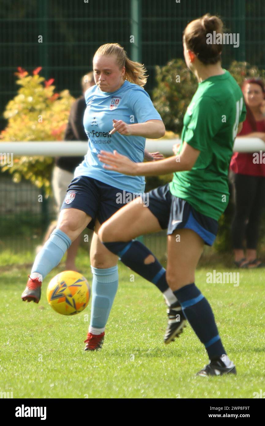 Richmond and Kew Women's FC V Richmond Park Women's FC fa Cup 1 ottobre 2023 Foto Stock