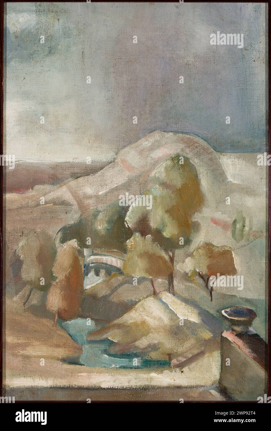Paesaggio; Zak, Eugeniusz (1884-1926); 1911 (1911-00-00-1911-00-00-00); pittura contemporanea, paesaggi, acquisto (provenienza), École de Paris (stile) Foto Stock