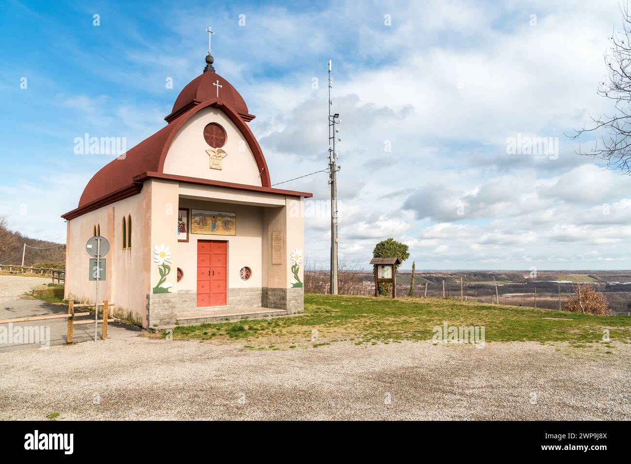 Chiesa della Madonna della neve a Gattinara, provincia di Vercelli, Piemonte, Italia Foto Stock