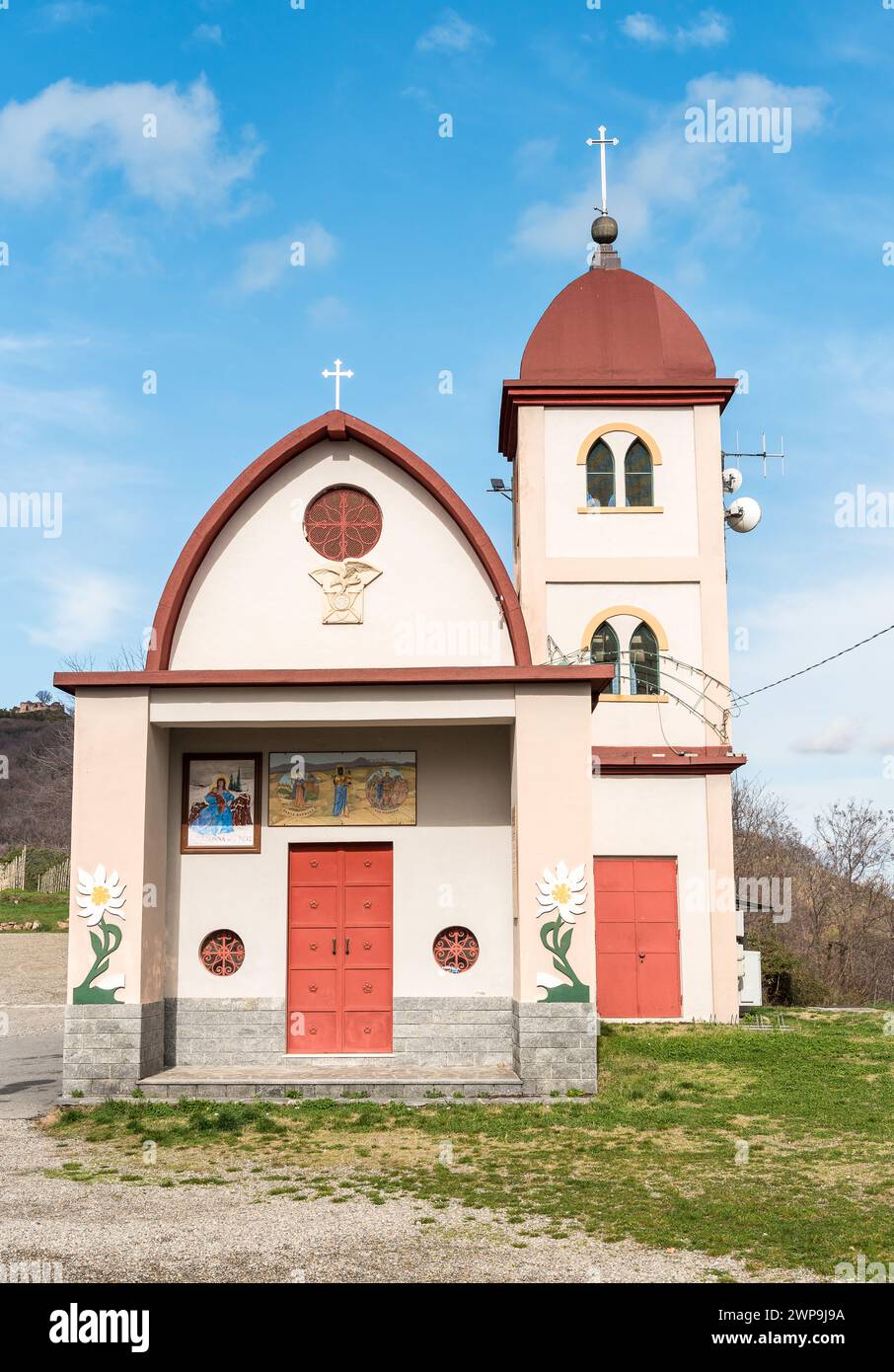 Chiesa della Madonna della neve a Gattinara, provincia di Vercelli, Piemonte, Italia Foto Stock
