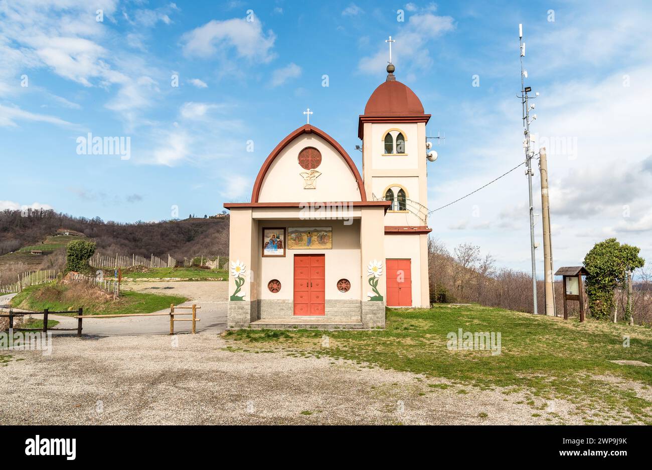 Chiesa della Madonna della neve a Gattinara, provincia di Vercelli, Piemonte, Italia Foto Stock
