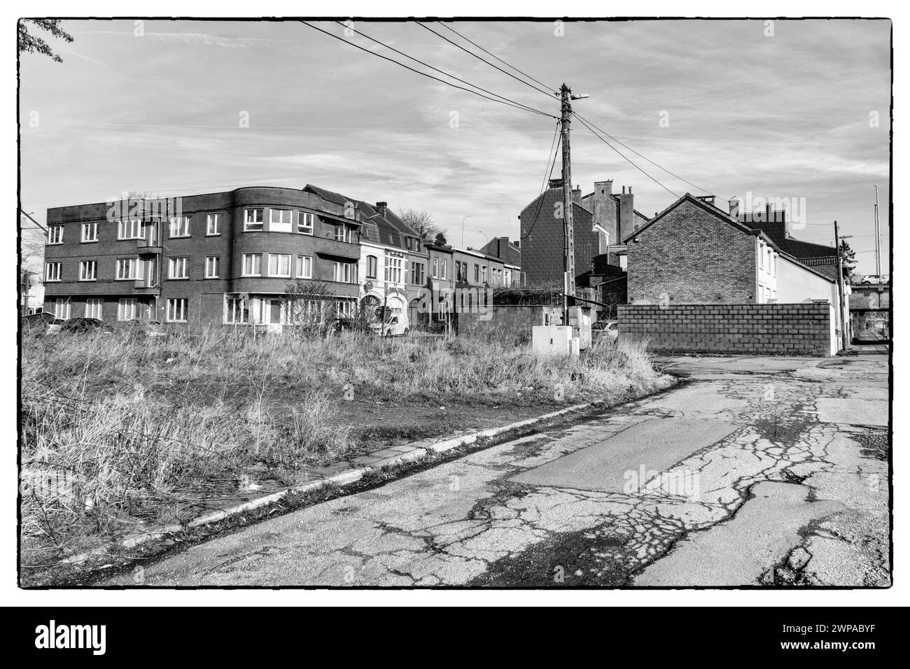 Châtelet e Châtelineau lungo il fiume Sambre | Châtelet e Châtelineau le Long de la Sambre Foto Stock