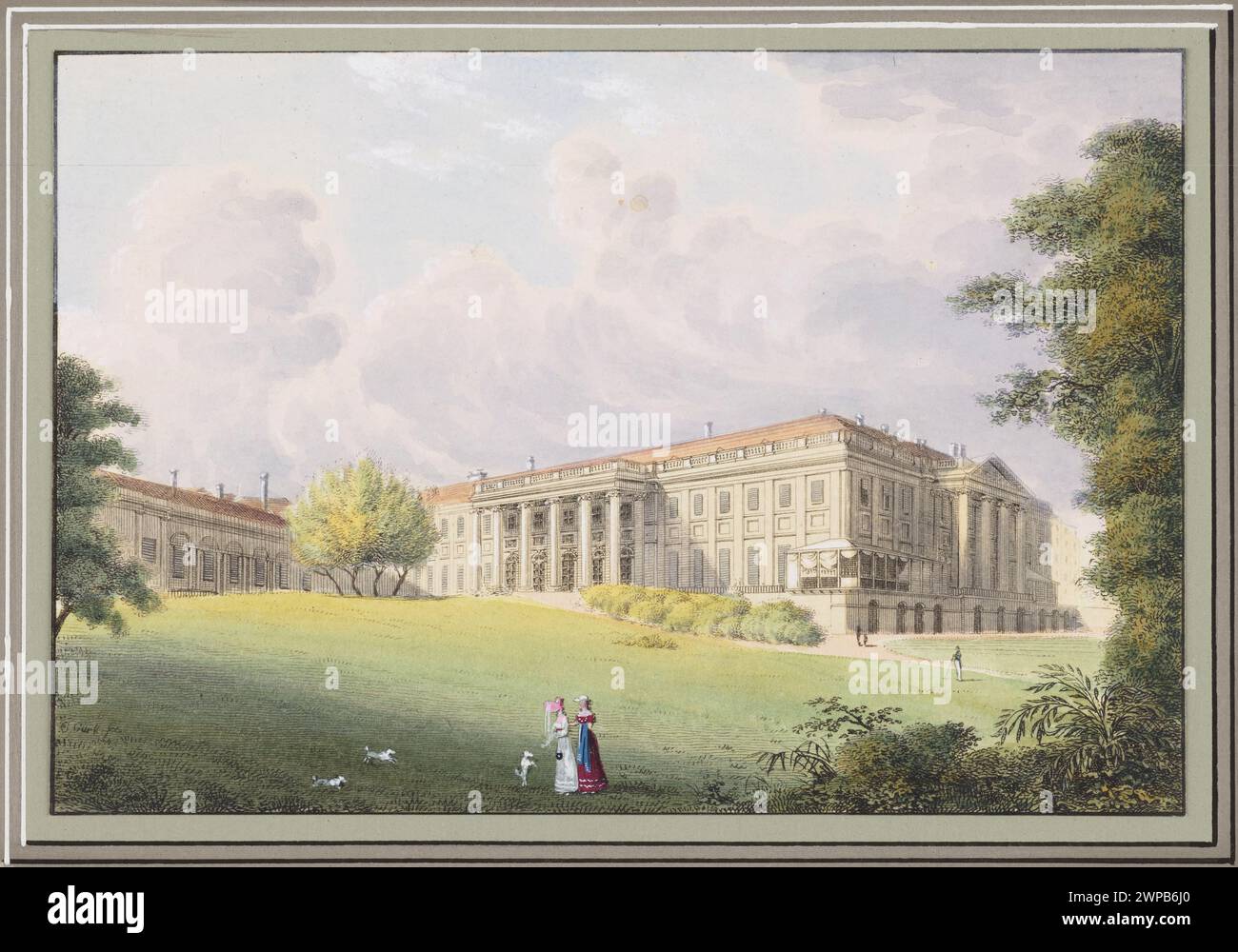 36) Palais Rasumofsky di Vienna; Mollo, tranquillo (1767-1837), Gurk, Eduard (1801-1841), 1818 o 1823 (1818-00-00-1823-00-00-00); Foto Stock