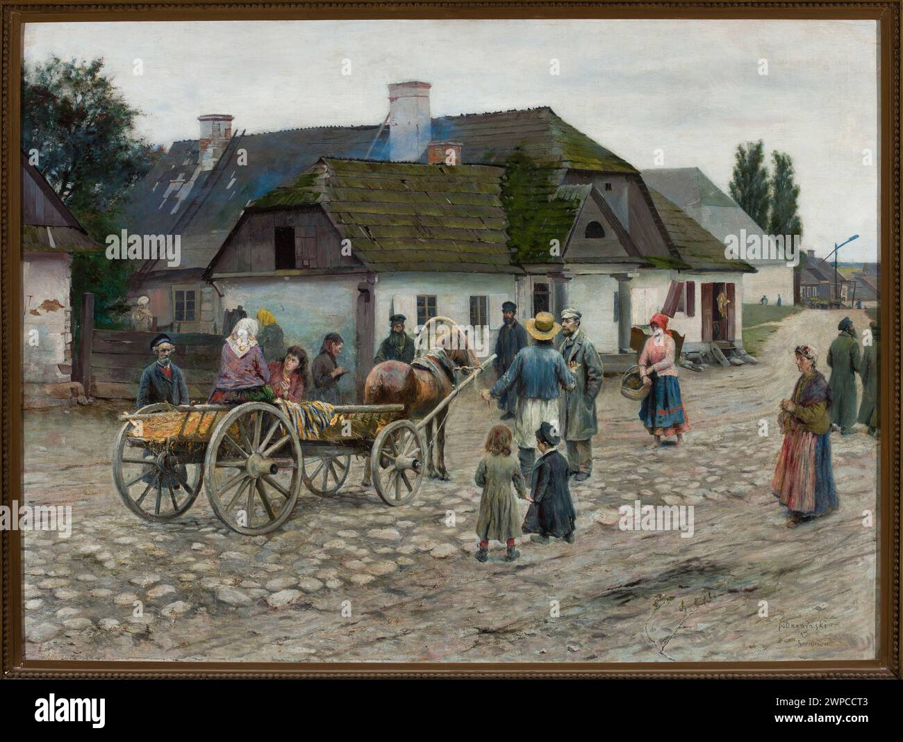 Young Poland (Styl), Partage Plus, società per l'incoraggiamento delle Belle Arti (Varsavia - 1860-1940) - collezione Foto Stock