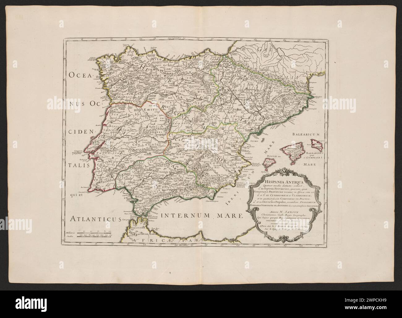 Hispania Antiqua, Quator Modis Distincta [...]; Beauin, Jean (1696-1772); 1763 (1763-00-00-1763-00-00-00); Foto Stock