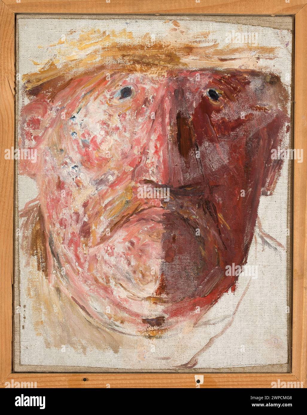 Tadeusz Makowski creò "il meno" intorno al 1930, illustrando la vita urbana contemporanea e le strutture nel periodo tra le due guerre, conservate in una collezione registrata. Foto Stock