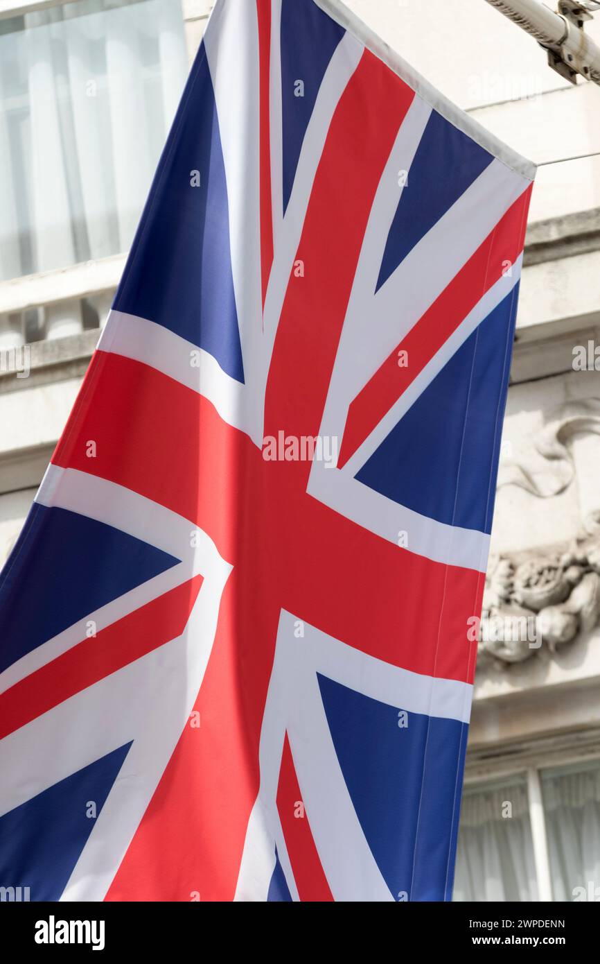 Regno Unito, Londra, bandiera dell'Unione. Foto Stock