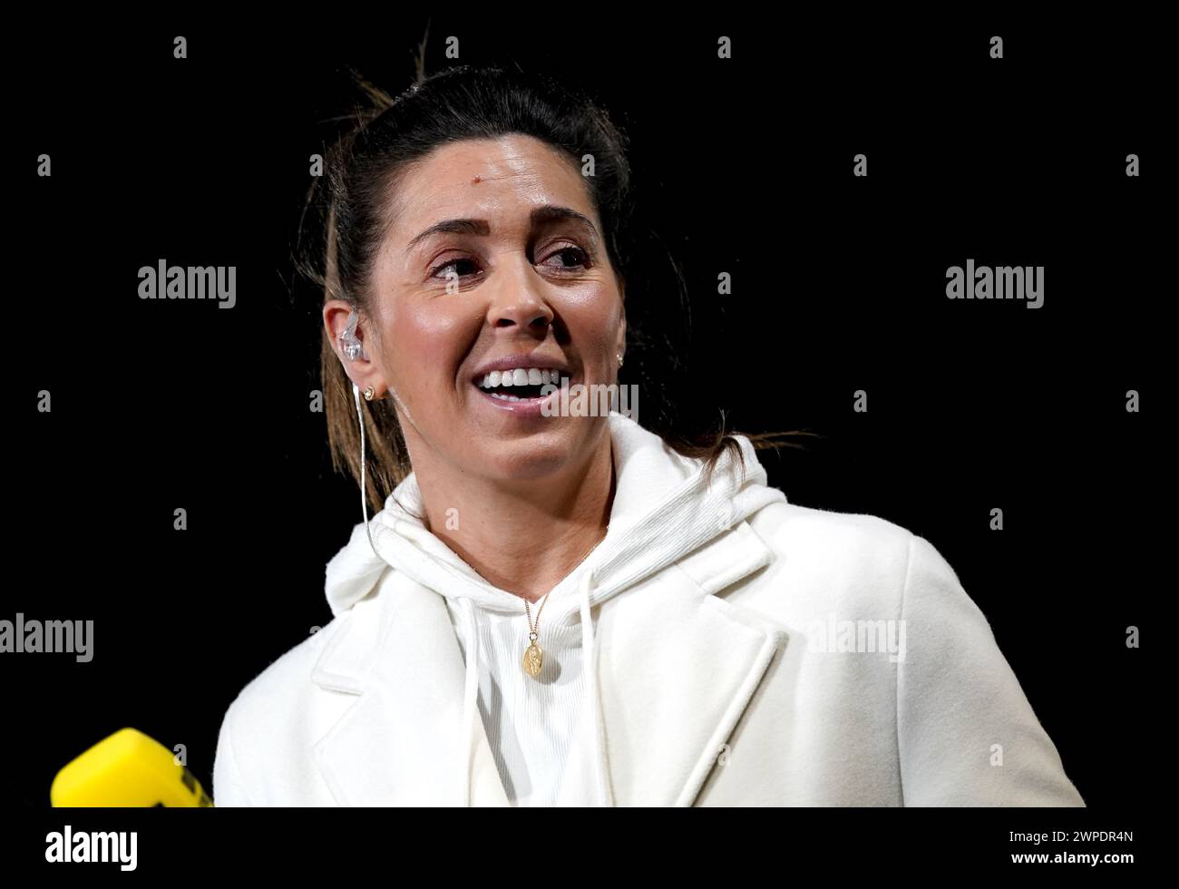 Foto del file datata 16/02/24 di Fara Williams. Fara Williams ritiene che la diversità abbia fatto un passo indietro da quando lei e gli altri ragazzi pazzi del calcio nella sua tenuta di Battersea hanno replicato le finali di Wembley in gabbie e osato sognare di giocare un giorno nel vero affare. Data di pubblicazione: Giovedì 7 marzo 2024. Foto Stock