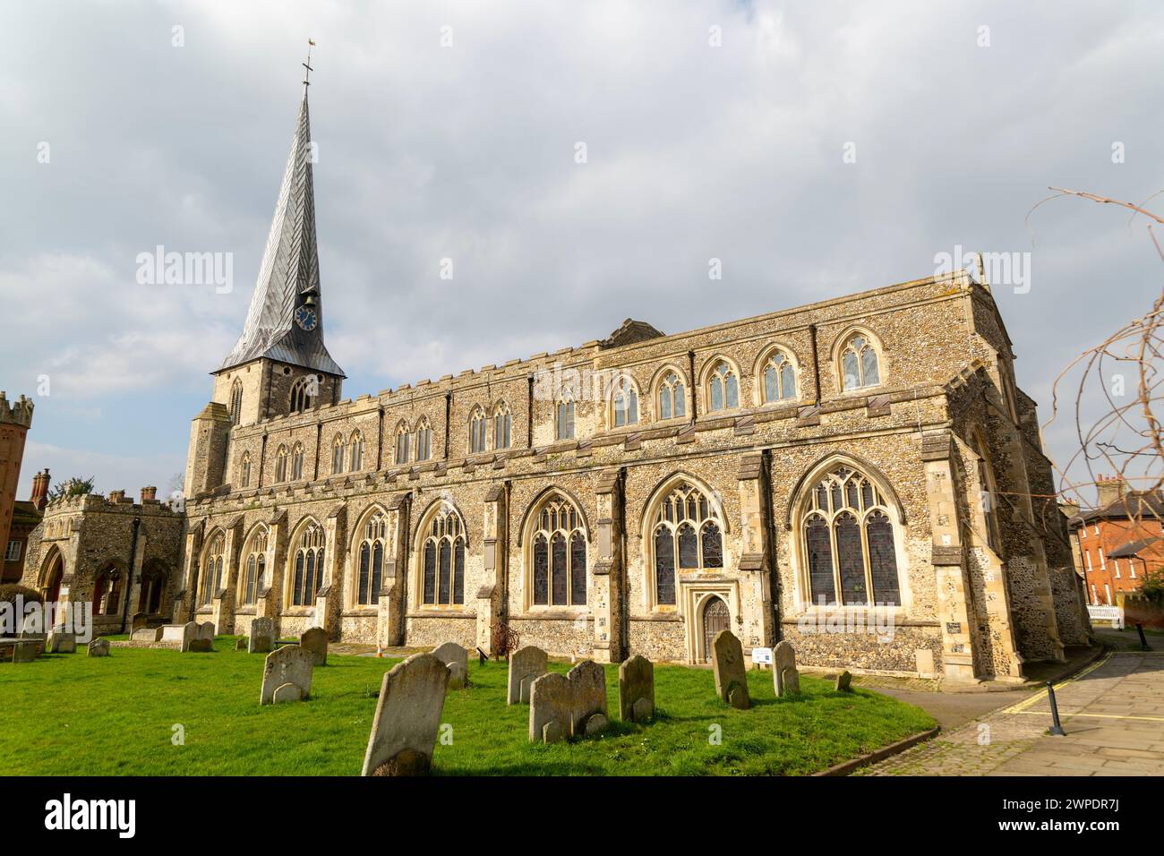 Chiesa di Santa Maria, Hadliegh, Suffolk, Inghilterra, Regno Unito Foto Stock