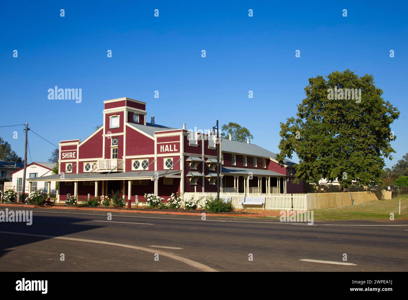 La storica Warroo Shire Hall Surat Maranoa Region Queensland Australia Foto Stock