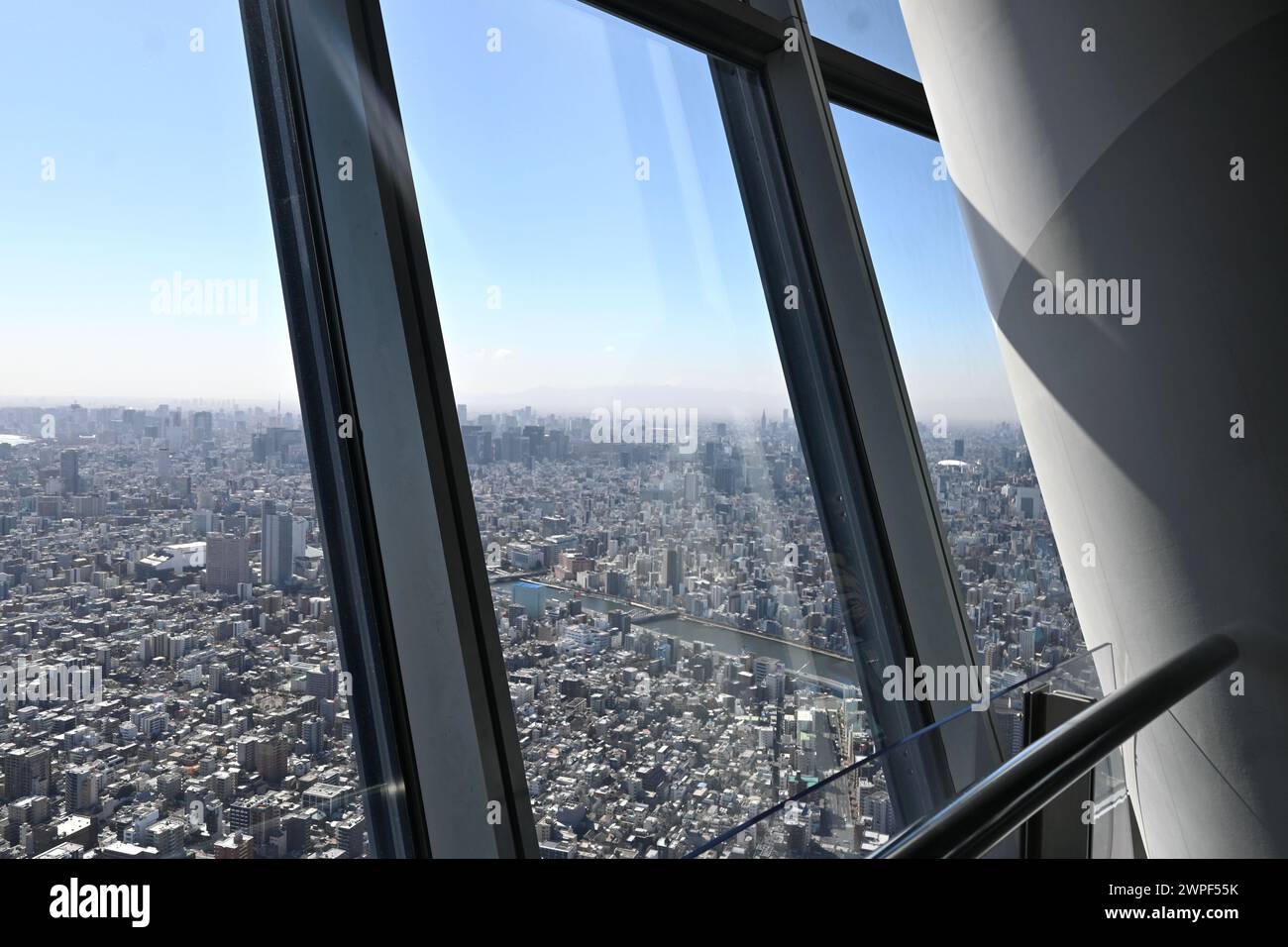 Tokyo Skytree tembo deck – Sumida City, Tokyo, Giappone – 27 febbraio 2024 Foto Stock