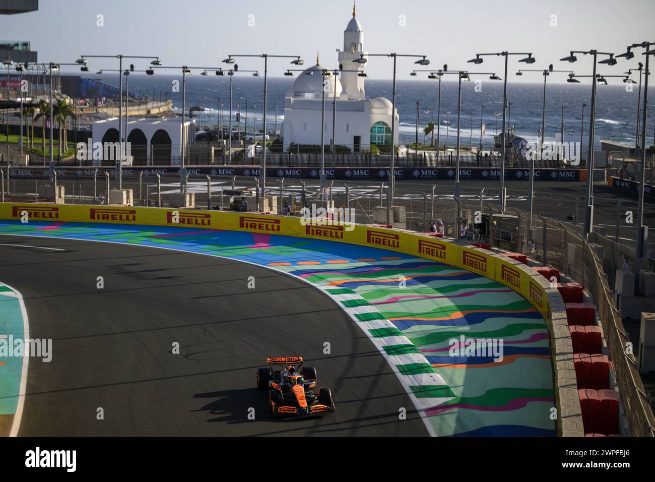 Jeddah, Arabia Saudita. 7 marzo 2024. Oscar Piastri del team McLaren Formula 1 durante le FP1. AHMAD ALSHEHAB/Alamy Live News Foto Stock