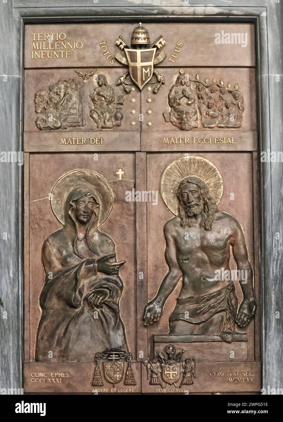 Basilica di Santa Maria Maggiore in Roma, Italia Foto Stock