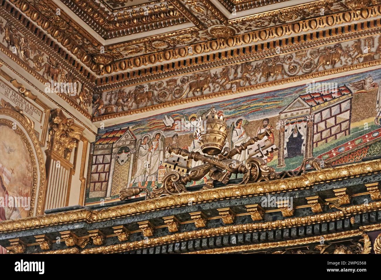 Basilica di Santa Maria Maggiore in Roma, Italia Foto Stock